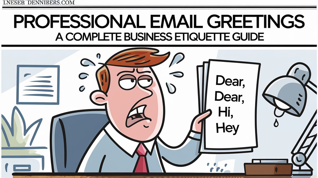 business email greeting etiquette